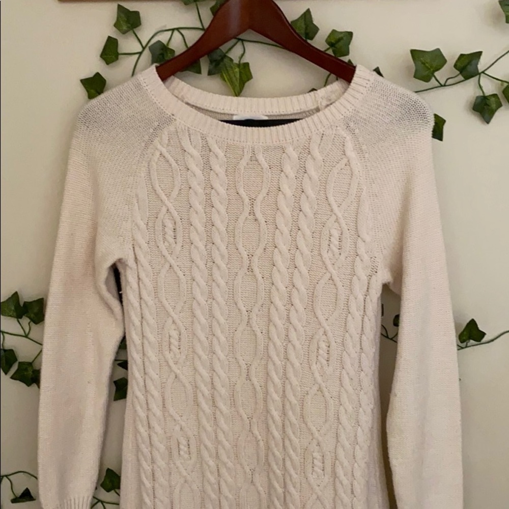 Knit sweater dress